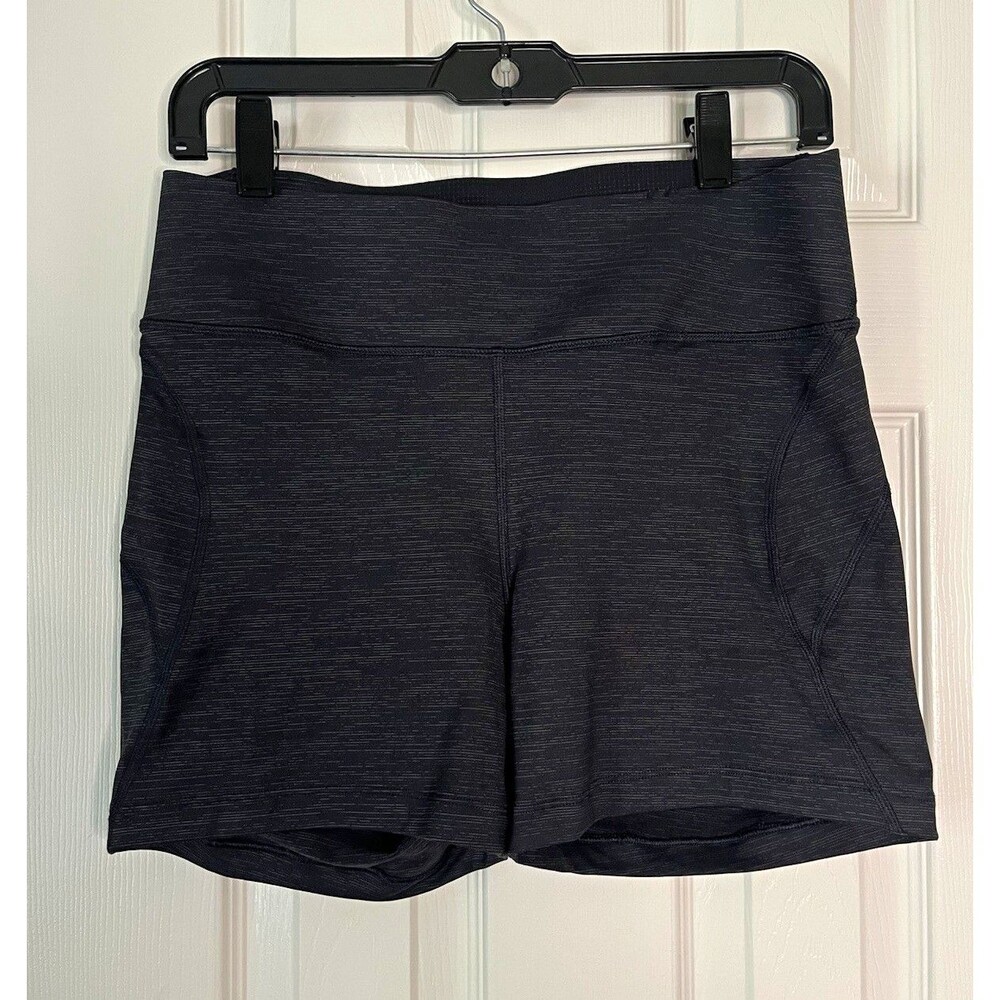 Outdoor Voices Athletic Knit Shorts Women L In Gray Solid Stretch Elastic Waist